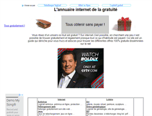 Tablet Screenshot of gratuit-gratuit.fr